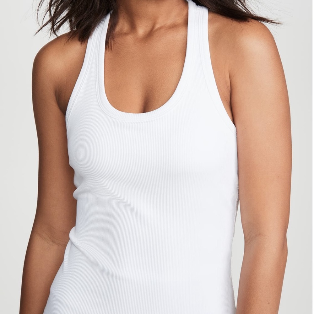 Bandier All Access White Session Tank